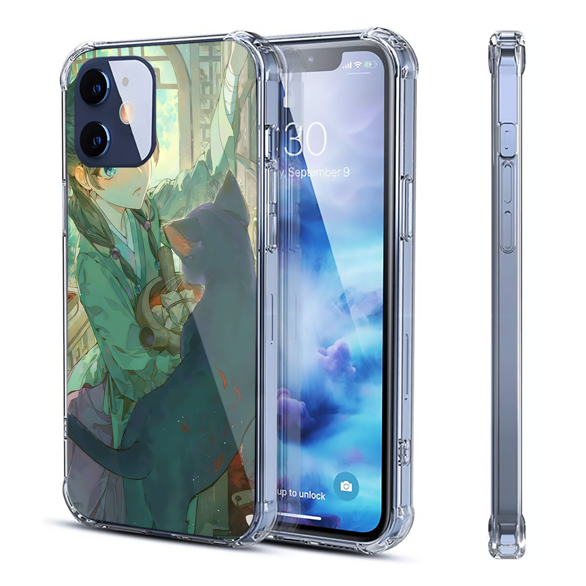 （画像用） 薬屋のひとりごと The Apothecary Diaries 【iPhone 12シリーズ対応】透明スマホケース（クリアソフトケース）